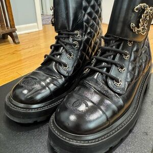 Chanel 2022 Combat Boots